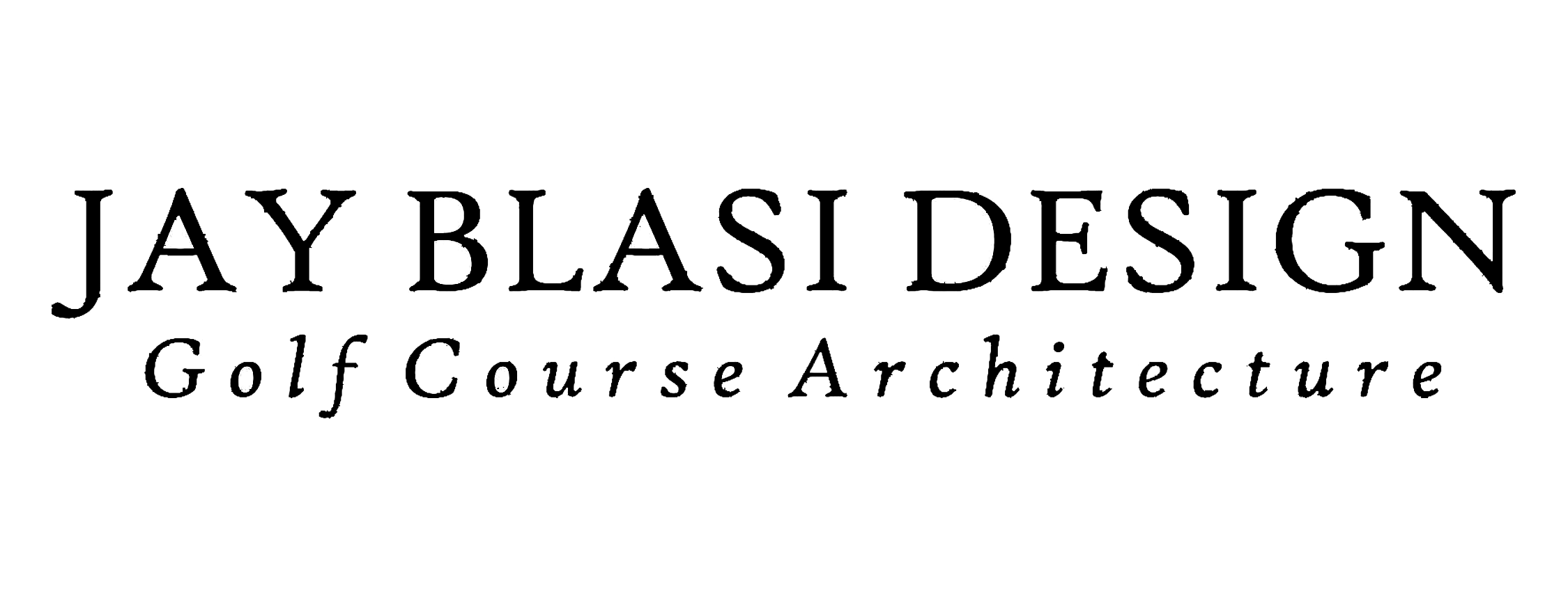 Official Logo of Jay Blasi Golf Course Architecture